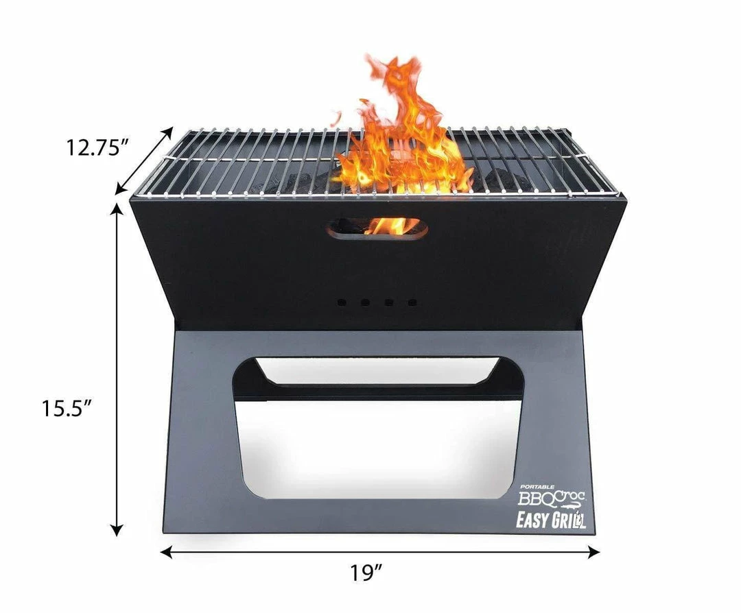 BBQ Croc Easy Grill - Premium Foldable Charcoal Barbecue 3 BBQ Croc Easy Grill - Premium Foldable Charcoal Barbecue