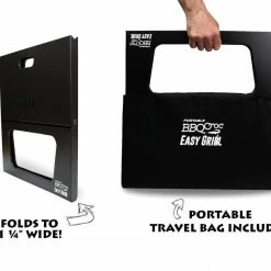 BBQ Croc Easy Grill - Premium Foldable Charcoal Barbecue 11 BBQ Croc Easy Grill - Premium Foldable Charcoal Barbecue