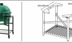 Big Green Egg BGE 2XL Egg Modular Frame W/Wire Insert 121837 Cooking Grates, Grids & Grills