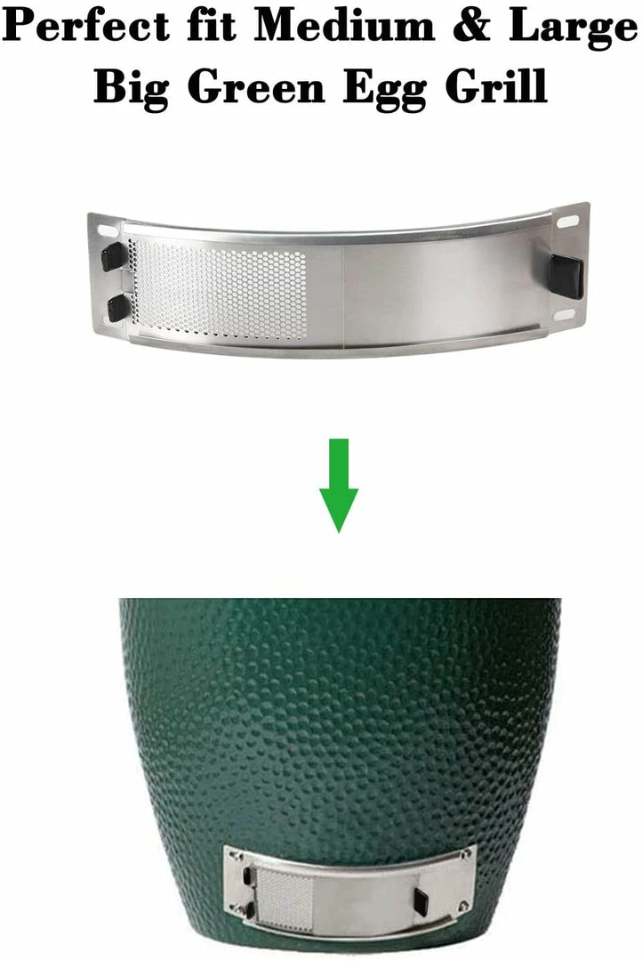 Big Green Egg BGE Draft Door Replacement Kit 2XL-XL For EGG's 2019 Or Older 122889 5 Big Green Egg BGE Draft Door Replacement Kit 2XL-XL For EGG's 2019 Or Older 122889