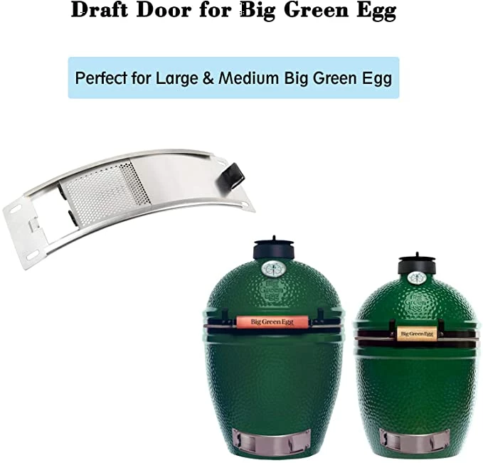 Big Green Egg BGE Draft Door Replacement Kit 2XL-XL For EGG's 2019 Or Older 122889 4 Big Green Egg BGE Draft Door Replacement Kit 2XL-XL For EGG's 2019 Or Older 122889
