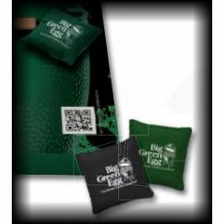 Big Green Egg BBQ Accessories BGE Replacement Bean Bags, 4 Black, 4 Green 115676
