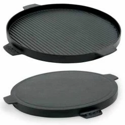 Big Green Egg 117656 Dual Sided Iron Plancha Griddle 14"