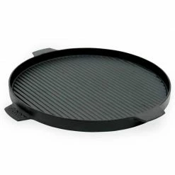 Big Green Egg 117656 Dual Sided Iron Plancha Griddle 14