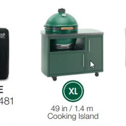 Big Green Egg 126481 Universal-Fit Egg Cover D (XLarge, Large EGG In 49'' Island)