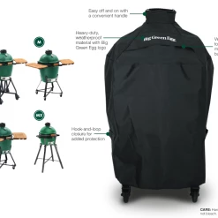Big Green Egg 126528 Multi-Fit Portable Nest EGG Cover H (MiniMax, Small And Medium EGGs In Nest)