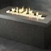 Fireplaces & Heaters National Energy Equipment Tog Fire Pit Table Key Largo Linear Midnight Mist (19 1/2 X 48 X 23 3/4 ) FST KL-1242-MM-BLK-K