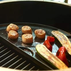 BBQ Accessories Big Green Egg - Half-Moon Cast Iron Plancha Griddles 8 BBQ Accessories Big Green Egg - Half-Moon Cast Iron Plancha Griddles