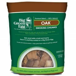 Big Green Egg Oak Smoking Wood Chunks BBQ Accessories