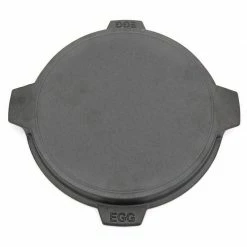 Big Green Egg- Plancha Griddle – Dual-Sided Cast Iron, 10.5 Inch (XXL,XL,LG)