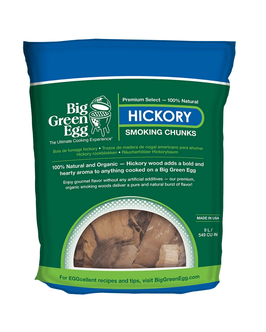 Big Green Egg Smoking Wood Chunk - Hickory 1 Big Green Egg Smoking Wood Chunk - Hickory