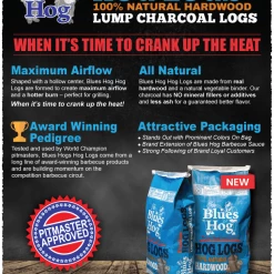 BBQ Accessories Blues Hog Lump Charcoal - Hog Logs 21 BBQ Accessories Blues Hog Lump Charcoal - Hog Logs