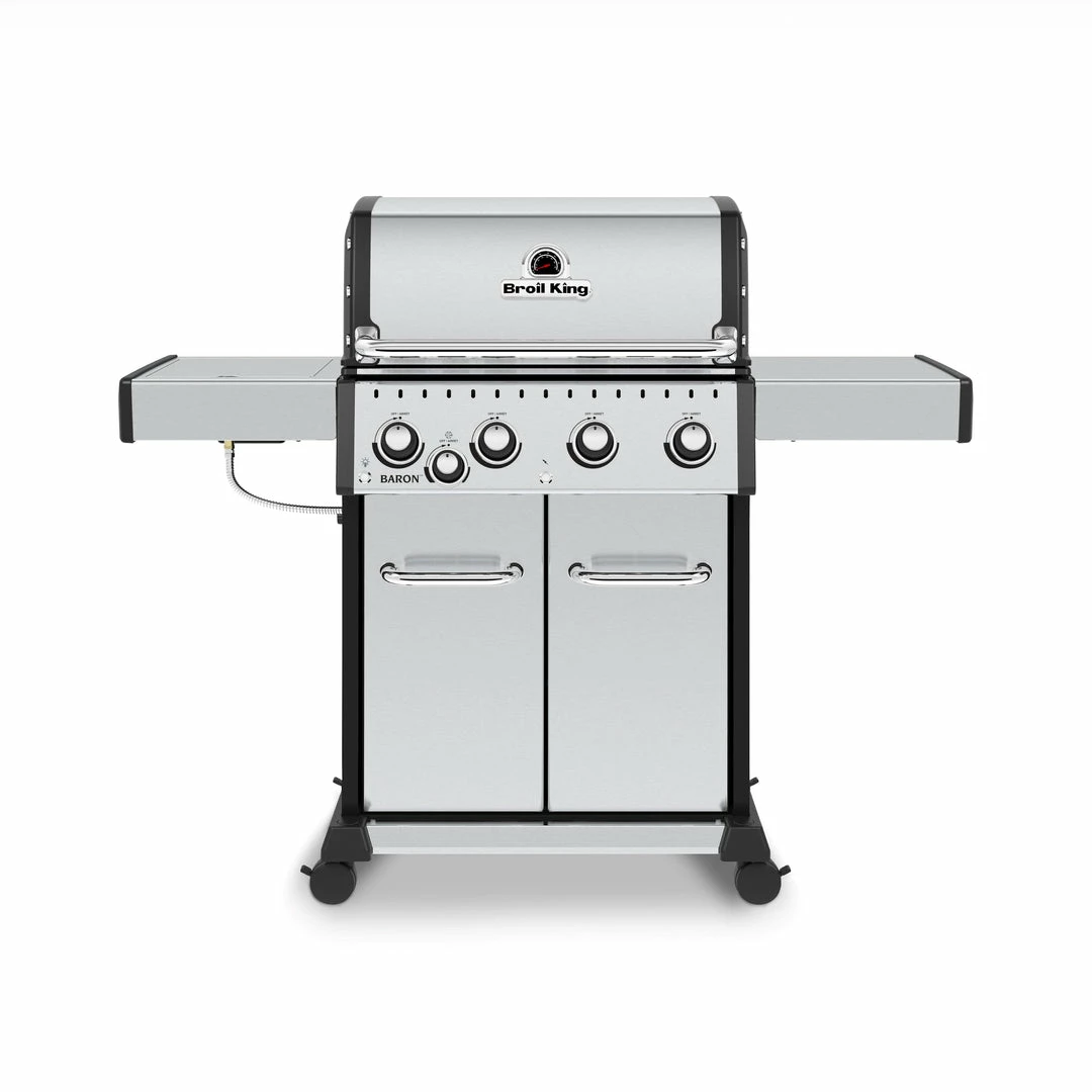 BBQs & Smokers Broil King BARON S440 PRO IR BBQ With Infrared Side Burner 1 BBQs & Smokers Broil King BARON S440 PRO IR BBQ With Infrared Side Burner