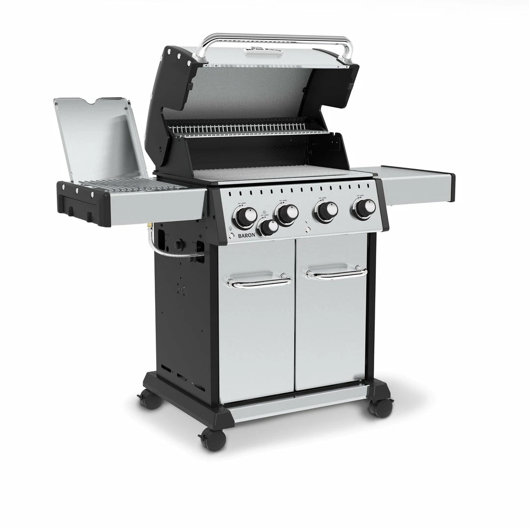 BBQs & Smokers Broil King BARON S440 PRO IR BBQ With Infrared Side Burner 7 BBQs & Smokers Broil King BARON S440 PRO IR BBQ With Infrared Side Burner