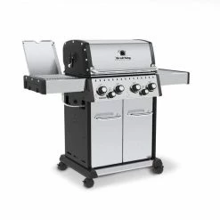 Broil King BARON S490 PRO IR BBQ With Infrared Side Burner, Rear Rotisserie Burner & Rotisserie Kit BBQs & Smokers