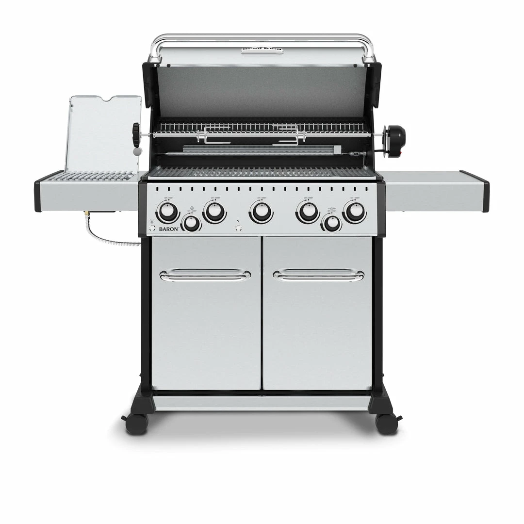 Broil King BARON S590 PRO IR BBQ With Infrared Side Burner, Rear Rotisserie Burner & Rotisserie Kit 6 Broil King BARON S590 PRO IR BBQ With Infrared Side Burner, Rear Rotisserie Burner & Rotisserie Kit