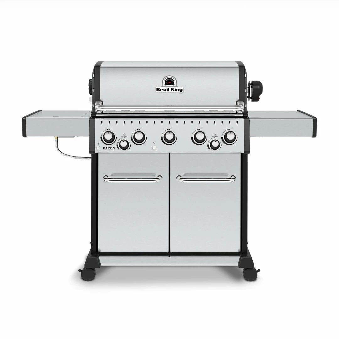 Broil King BARON S590 PRO IR BBQ With Infrared Side Burner, Rear Rotisserie Burner & Rotisserie Kit 1 Broil King BARON S590 PRO IR BBQ With Infrared Side Burner, Rear Rotisserie Burner & Rotisserie Kit