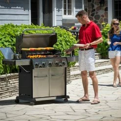 Broil King BARON S590 PRO IR BBQ With Infrared Side Burner, Rear Rotisserie Burner & Rotisserie Kit 29 Broil King BARON S590 PRO IR BBQ With Infrared Side Burner, Rear Rotisserie Burner & Rotisserie Kit