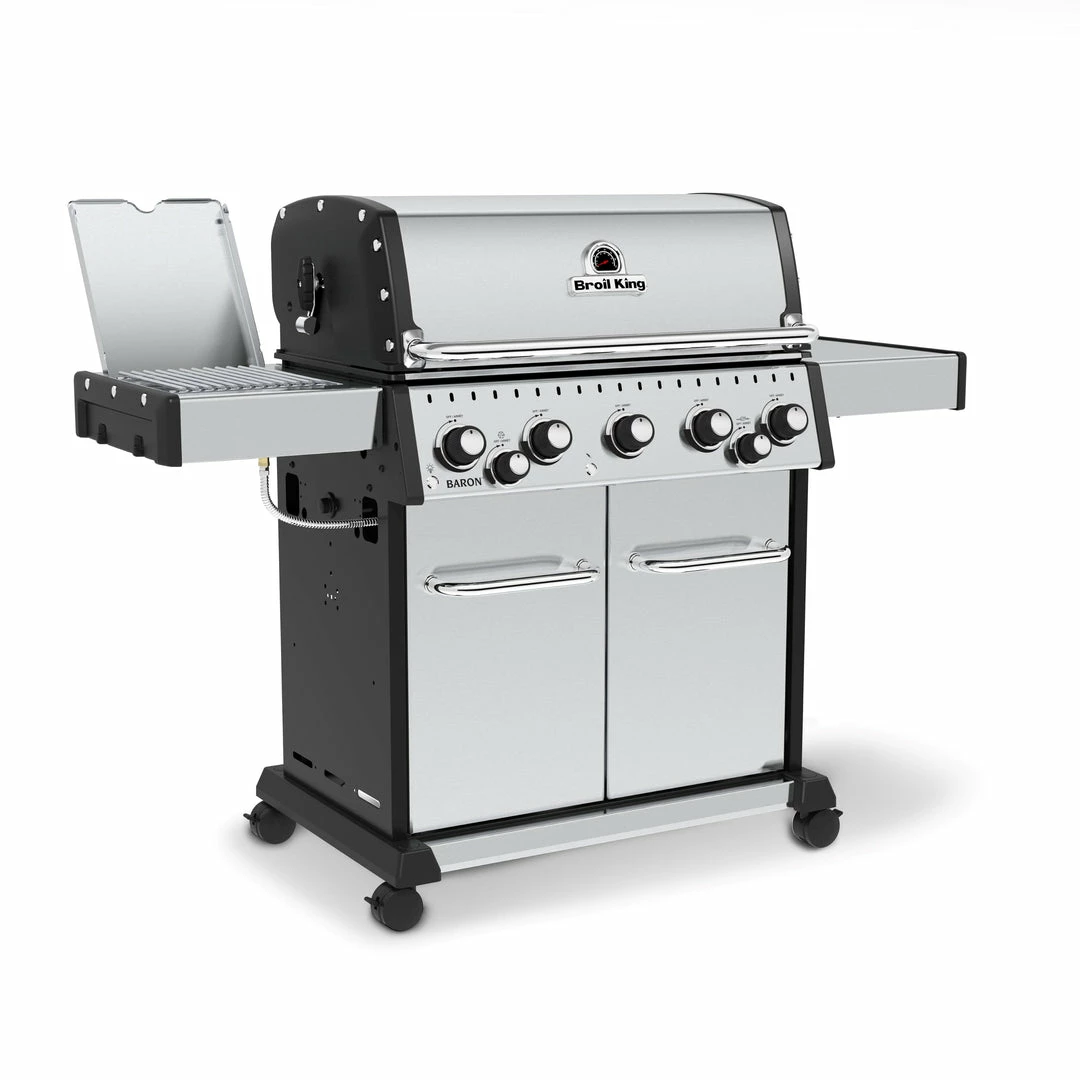 Broil King BARON S590 PRO IR BBQ With Infrared Side Burner, Rear Rotisserie Burner & Rotisserie Kit 5 Broil King BARON S590 PRO IR BBQ With Infrared Side Burner, Rear Rotisserie Burner & Rotisserie Kit