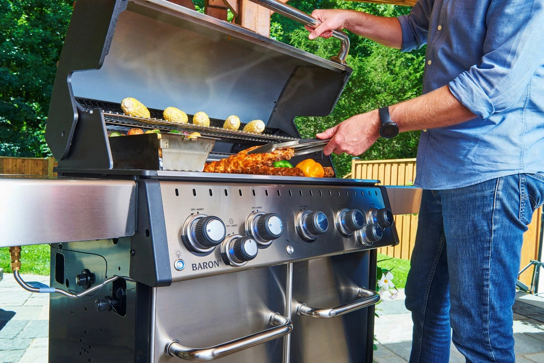 Broil King BARON S590 PRO IR BBQ With Infrared Side Burner, Rear Rotisserie Burner & Rotisserie Kit 15 Broil King BARON S590 PRO IR BBQ With Infrared Side Burner, Rear Rotisserie Burner & Rotisserie Kit