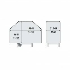 BBQ Accessories Broil King 68487 Premium BBQ Cover 58-Inch Fits BARON, CROWN, SIGNET And SOVEREIGN Series