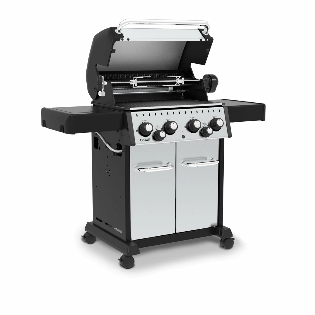 Broil King CROWN S490 BBQ With Side Burner, Rear Rotisserie Burner & Rotisserie Kit BBQs & Smokers 5 Broil King CROWN S490 BBQ With Side Burner, Rear Rotisserie Burner & Rotisserie Kit BBQs & Smokers