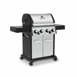Broil King CROWN S490 BBQ With Side Burner, Rear Rotisserie Burner & Rotisserie Kit BBQs & Smokers