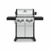 Broil King CROWN S490 BBQ With Side Burner, Rear Rotisserie Burner & Rotisserie Kit BBQs & Smokers