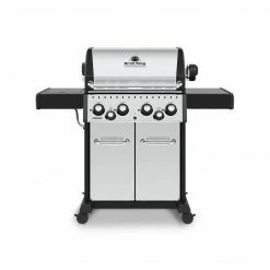 Broil King CROWN S490 BBQ With Side Burner, Rear Rotisserie Burner & Rotisserie Kit BBQs & Smokers