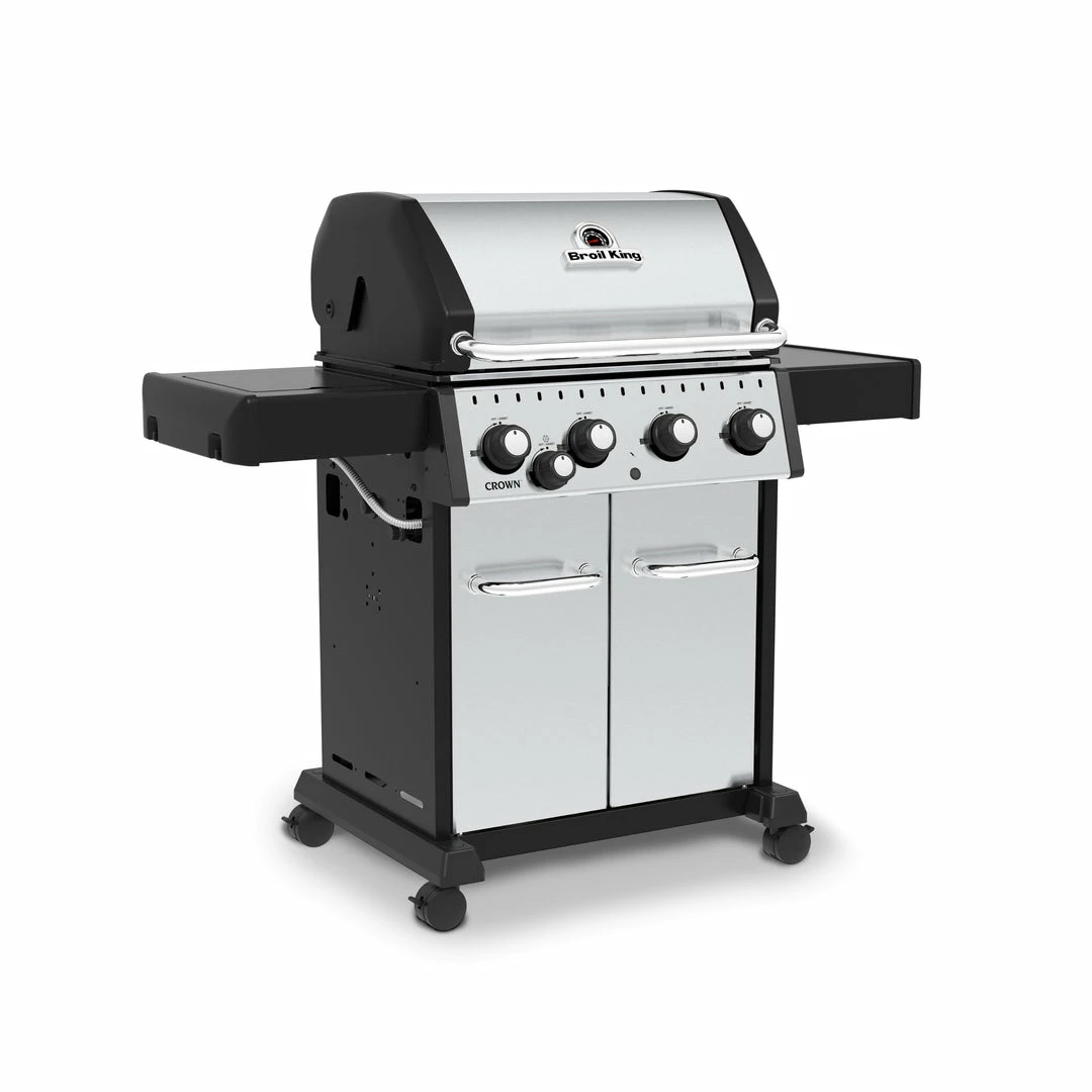 BBQs & Smokers Broil King CROWN S440 BBQ With Side Burner 3 BBQs & Smokers Broil King CROWN S440 BBQ With Side Burner