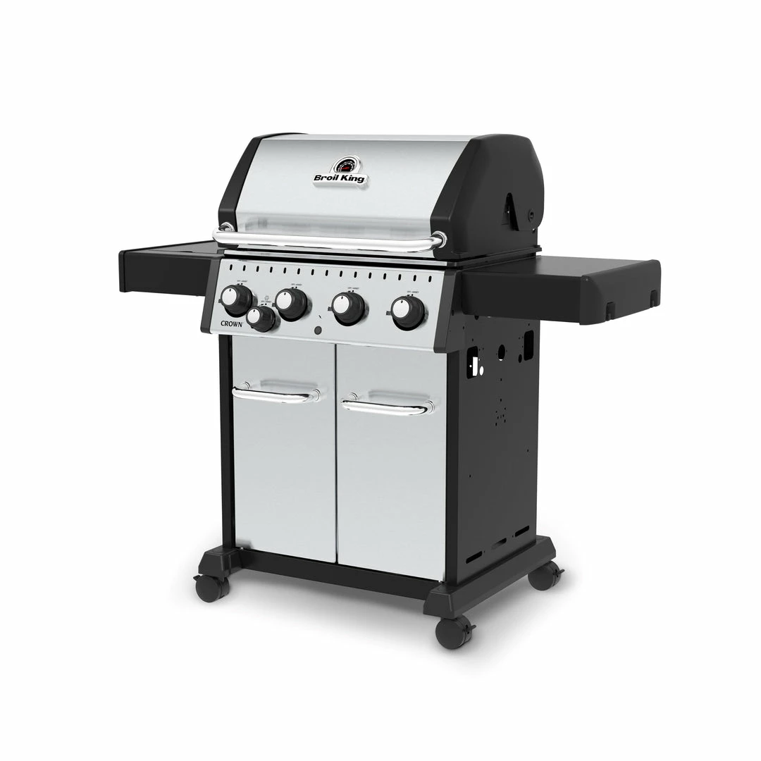 BBQs & Smokers Broil King CROWN S440 BBQ With Side Burner 2 BBQs & Smokers Broil King CROWN S440 BBQ With Side Burner