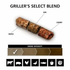 Broil King Griller's Select Blend (Maple, Oak, Cherry) Pellets 20 Lb Resealable Bag