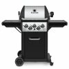 Broil King MONARCH 390 BBQ With Side Burner, Rear Rotisserie Burner & Rotisserie Kit