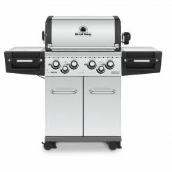 Broil King REGAL S490 PRO BBQ With Side Burner, Rear Rotisserie Burner & Rotisserie Kit BBQs & Smokers
