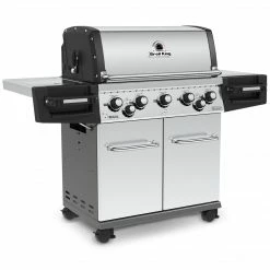 BBQs & Smokers Broil King REGAL S590 PRO BBQ With Side Burner, Rear Rotisserie Burner & Rotisserie Kit