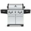 BBQs & Smokers Broil King REGAL S590 PRO BBQ With Side Burner, Rear Rotisserie Burner & Rotisserie Kit
