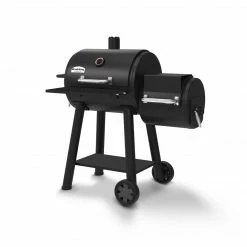 Broil King Smoke Regal Charcoal Offset 400 BBQ With Heavy Duty Cast Iron Grids