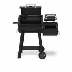 Broil King Smoke Regal Charcoal Offset 400 BBQ With Heavy Duty Cast Iron Grids