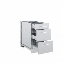 Outdoor Kitchen Cabinets & Storage Broil King Stainless Steel 3 Drawer Cabinet Outdoor Kitchen System 5 Outdoor Kitchen Cabinets & Storage Broil King Stainless Steel 3 Drawer Cabinet Outdoor Kitchen System