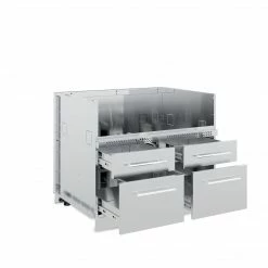 Outdoor Kitchen Cabinets & Storage Broil King Stainless Steel 5 Burner Cabinet Outdoor Kitchen System