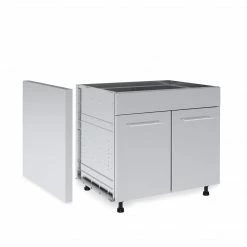 Outdoor Kitchen Cabinets & Storage Broil King Stainless Steel Cabinet Side Panel Outdoor Kitchen System