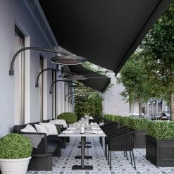 Fireplaces & Heaters Bromic Heating Eclipse - Electric Wall Mount Pole BH3230006