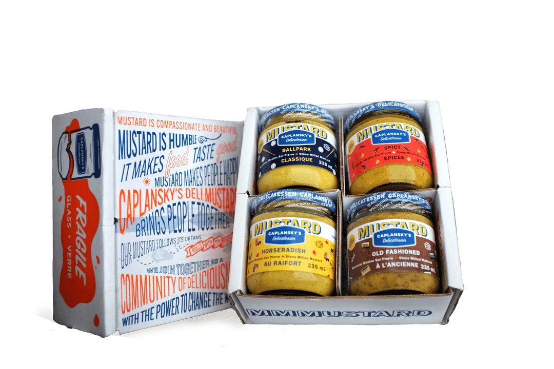 Caplansky's Deli Sauces & Rubs Caplansky's Signature Mustard Pack (4) 1 Caplansky's Deli Sauces & Rubs Caplansky's Signature Mustard Pack (4)