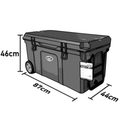 Chilly Moose Cooler/Ice Box W/ Wheels (75L) 31 Chilly Moose Cooler/Ice Box W/ Wheels (75L)
