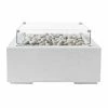 Dekko Concrete Fire Pit Glass Alea Wind Guards ALEAWINDGUARD