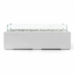 Dekko Concrete Fire Pit Glass Avera Wind Guards AVERAWINDGUARD60 BBQ Accessories