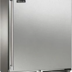 Perlick Signature Series Shallow Depth 18" Depth Outdoor Refrigerator With Stain HH24RO-4-1RL