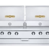 BBQs & Smokers Crown Verity IBI482RD - 48" Infinite Series Built-In Dual Dome Grill