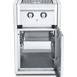 Side Burners Crown Verity Premium Built-in - Infinite Series Dual Side Burner W/ Cabinet