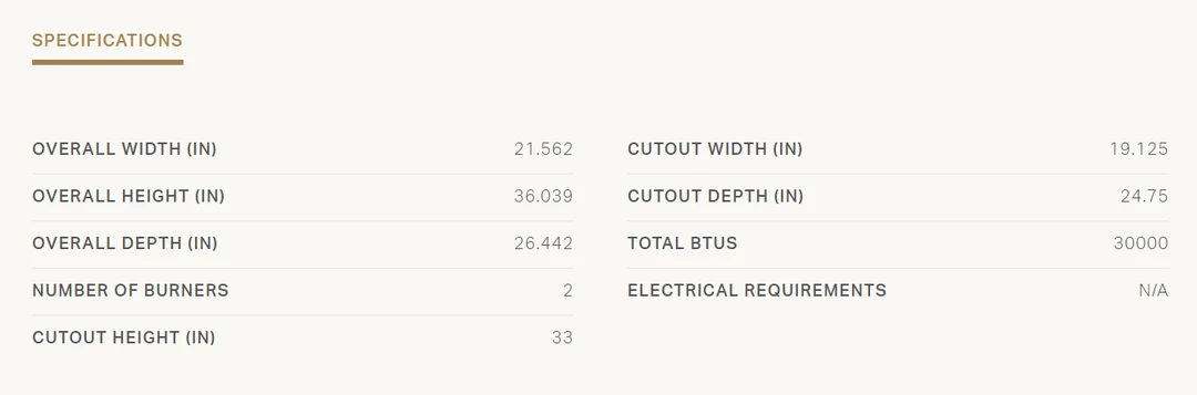 Side Burners Crown Verity IBISC-SBNG-GH - Infinite Series Small Cabinet With Built-In Dual Side Burner & Garbage Holder 2 Side Burners Crown Verity IBISC-SBNG-GH - Infinite Series Small Cabinet With Built-In Dual Side Burner & Garbage Holder